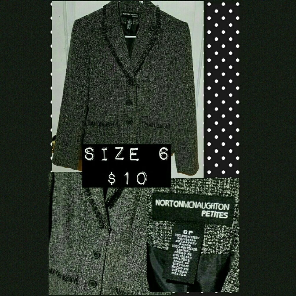 πΈπBlack and white blazerππΈ - Picture 2 of 5